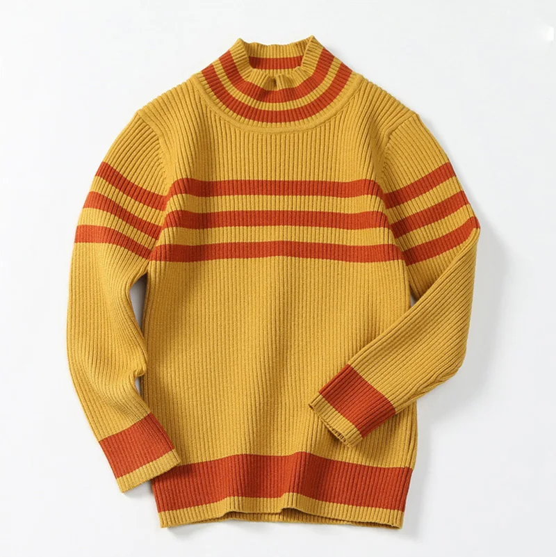Осень-зима, Детский свитер для мальчиков, хлопковые теплые вязаные пуловеры, свитера в полоску для мальчиков, детская одежда для 4, 6, 8, 10, 11 лет