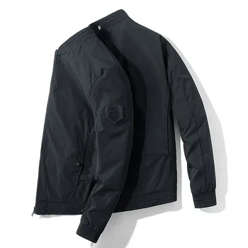 

Mens Jackets Baseball Spring Autumn Casual Solid Color Coat Man Slim Fit Windbreaker Jackets Male 2020 New Arrival