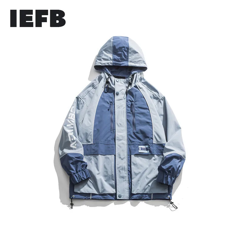 IEFB/мужская одежда может поставляться на осень 2020 Модное Новое Свободное пальто с
