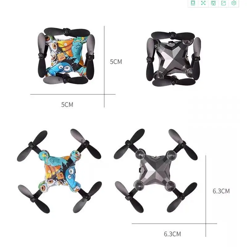 Dronă Pliabilă WiFi FPV cu Cameră HD pentru Copii