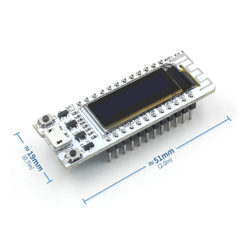 ESP8266 WiFi Bluetooth макетная плата Oled 0,91 дюймовый дисплей Iot модуль