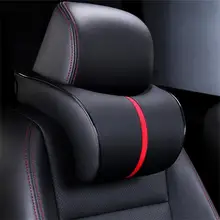 Подушка для автомобильного кресла подставка подушка Подушка подголовник уход Авто памяти хлопок Аксессуары Эластичный ремень