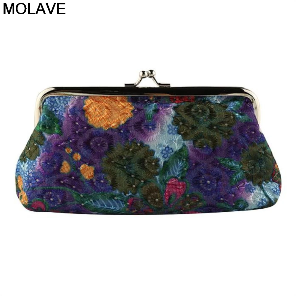 Coin Purse Women Wallet Retro Vintage Flower Small Hasp Clutch Gift coin purse women wallet coin wallet