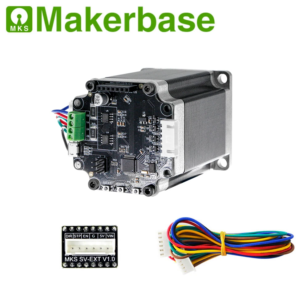 STM32 3D принтер замкнутый контур шагового двигателя МКС серво57b с адаптером для прямого подключения к материнской плате - Цвет: without display