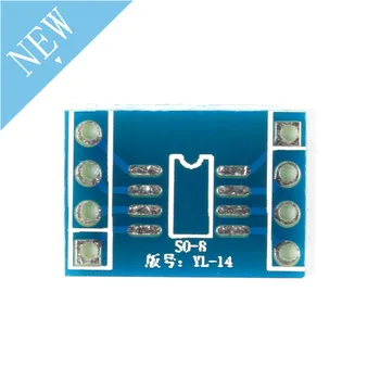 

10pcs SOP-8 SOP8 SO8 SOP TO DIP8 Adapter PCB Board Converter DIP Adapter Plate MSOP8 SOIC8 TSSOP8 SSOP8 SOP Turn DIP Socket
