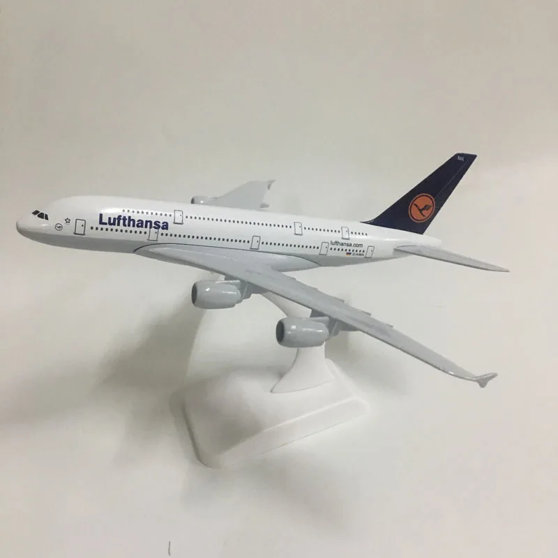 Джейсон пачка 20 см Lufthansa Аэробус A380 модель самолета Модель аэроплана самолет 1:300