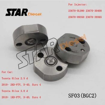 

Valve SF03(BGC2) Injector spare parts Original valve plate for Toyota Hilux Injection 295050-0810 295050-0520 23670-0L090