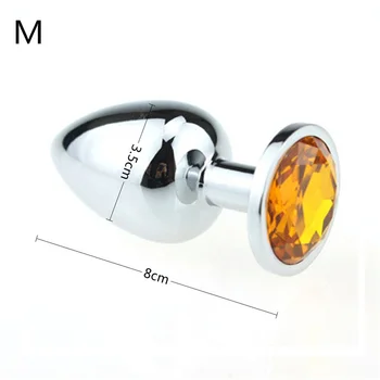 Anal Plug Waterproof Stainless Steel Smooth Touch Anal Butt plug Sex Toys Sex Products For Women Men Couple Sex Toy Buttplug 2