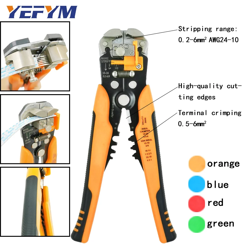 3 in 1 Multi tool Automatic Adjustable Crimping Tool Cable Wire Stripper 