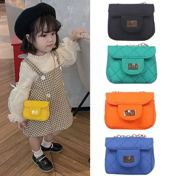 

Korean Kids Mini Clutch Bag 2020 Cute Little Girl Canvas Messenger Bag Girls Small Coin Pouch Baby Wallet Purse Handbag Gift