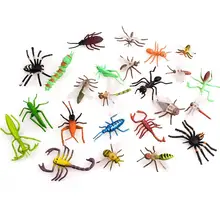 Высокая имитация насекомых модель животных Дети Раннее Образование игрушка Миниатюрный Сад Декор фигурки Набор фигурок