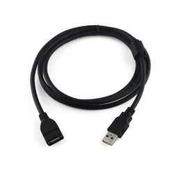 Enhanced USB 2.0 High - Speed Extension Cable with Magnetic Ring - Black, Multiple Lengths Available - 3m (Black)