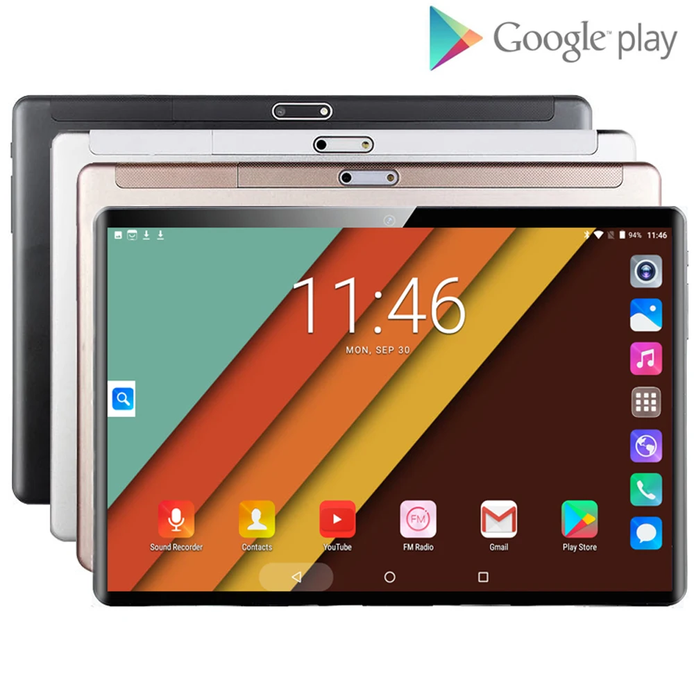 2020 Новый Google Play Android 9 0 OS 10 дюймовый планшет Восьмиядерный 4 Гб ОЗУ 64 ПЗУ 1280*800 IPS