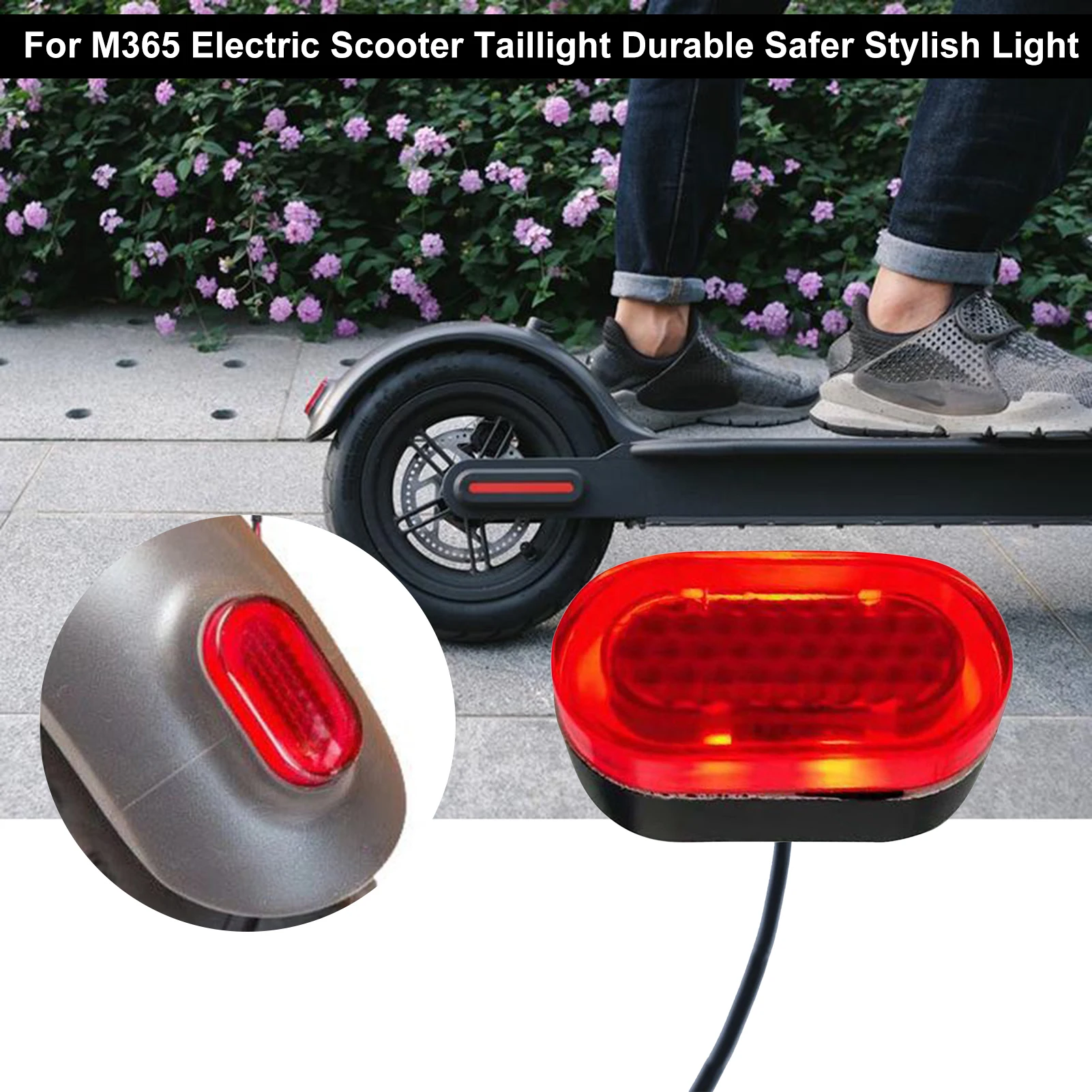Tanio Dla M365 Electric Scooter Taillight LED hamulec sklep