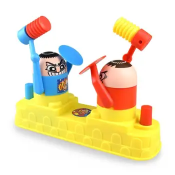 

Funny Double Plastic Battle Beaten Villain Desktop Party Game Decompression Toys Fashionable Parent-child Interactive Toy