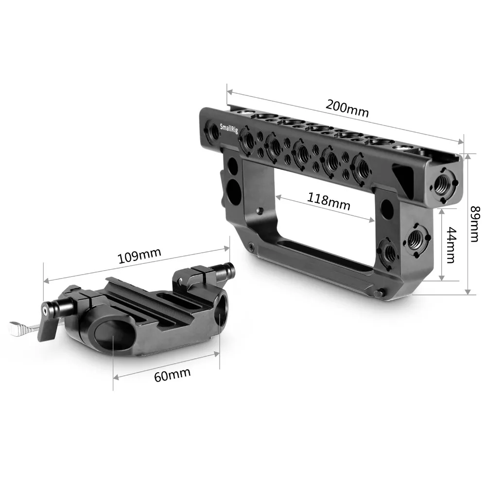 SmallRig DSLR камера рукоятка верхняя ручка для FS7/FS7II/FS5/Ursa мини с холодным башмаком крепление для микрофона DIY варианты 1979