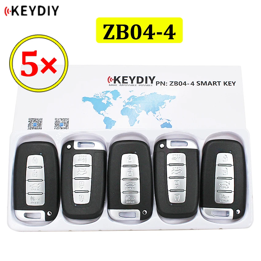 US $79.74 5pcsLotuniversal Zb044 Kd Smart Key Remote For KdX2 Car Key Remote Replacement Fit More Than 2000 Models