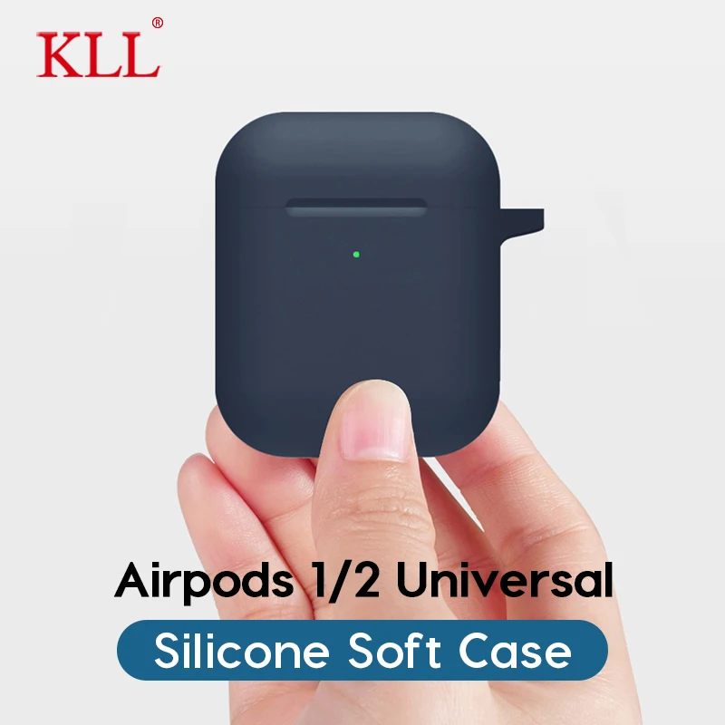 

Soft TPU Silicone Case for Airpods 1 2 Universal Protective Cover for Airpods Apple Earphone Thin Shockproof Case with Hook