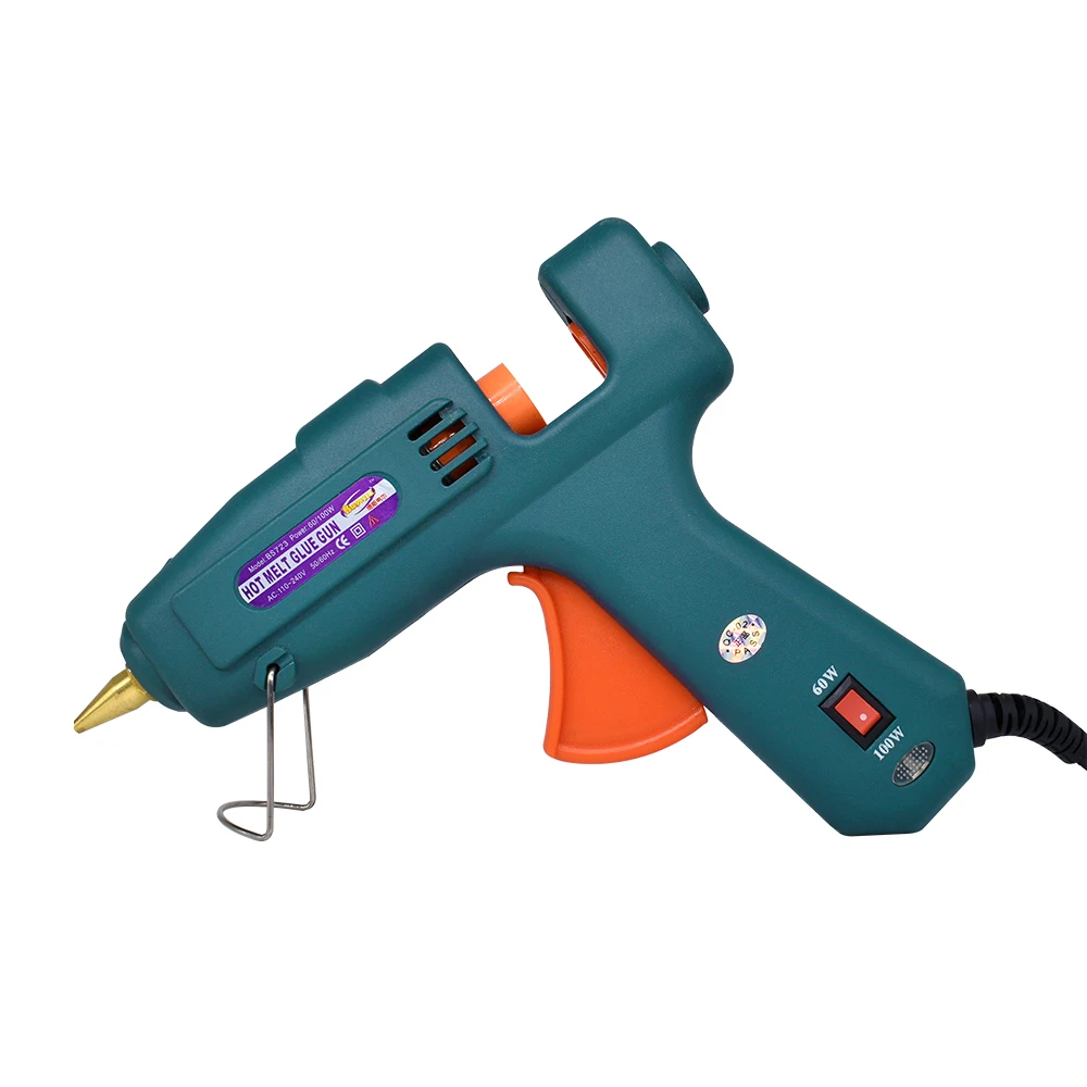 Hot Glue Gun 60/100W Dual Power High Temperature Melt Glue Gun Household Use 11mm Sticks with 5 pcs Nozzle hot melt glue gun hot glue gun
