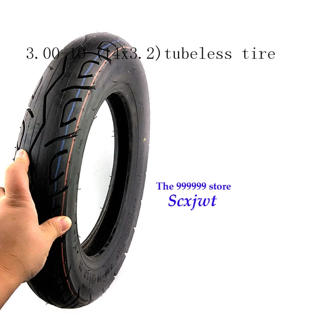 14 inch Vacuum Tubeless Tire 3.00-10 / 14x3.2 fits Electric vehicle Scooters  e-Bike 14