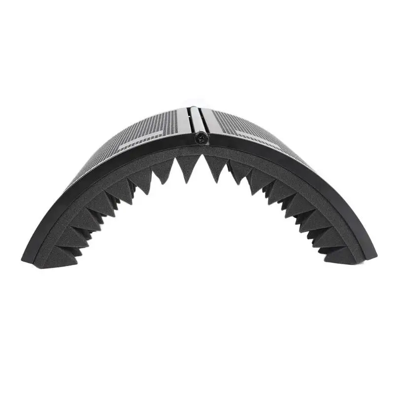 Foldable Microphone Acoustic Isolation Shield Alloy Acoustic Foams Panel Studio Recording Microphone Accessories