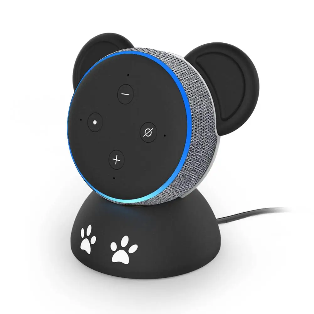 Для Amazon Echo Dot 3 базовое крепление профессиональная панда Нескользящая Настольная подставка держатель для Echo Dot 3-го поколения динамик высокое качество