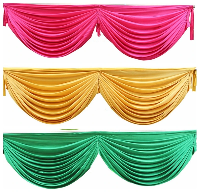 Fabric Sparkle Drapes Swags Tails Curtain Table Chair Overlay Wrap Party Wedding 