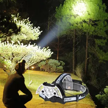 

Headlamp 5 Mode Bicycle Bike Torch Camping Head Torch Lamp Super Bright Multicolor Hiking Sporting Goods Headlight Running