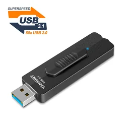 NOUVELLE Haute Vitesse 128 GO Lecteur Flash 128 go USB 3.1 avec des Vitesses de Lecture Allant jusqu'à 370 Mo/S, USB 3.1 Gen 1 Noir 