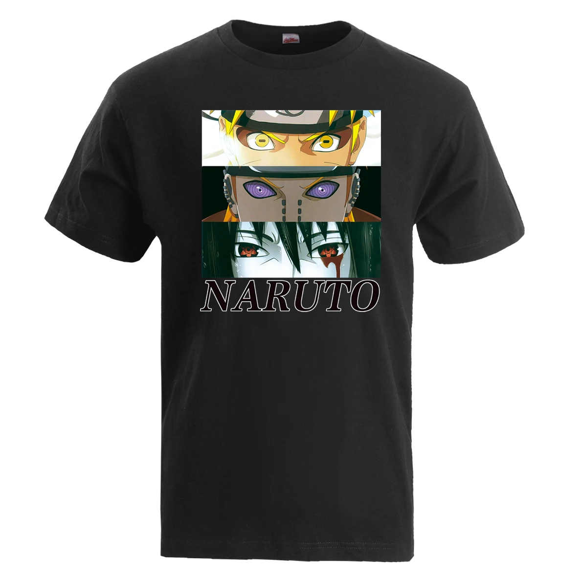 

Japan Anime Naruto Boruto Men'S T-Shirts Uchiha Itachi Uzumaki Sasuke Kakashi Gaara Summer T Shirt 100% Cotton Casual Tops Tees