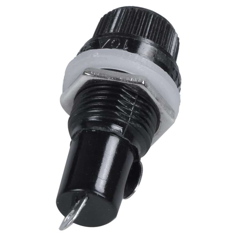 10 шт 10A AC 250V 5mm x 20mm панель установленное пластиковое гнездо держателя плавкого предохранителя