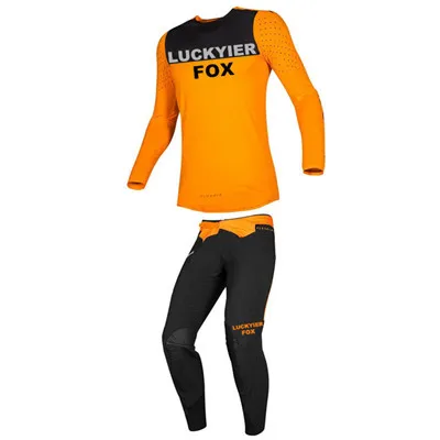 LUCKYIER FOX, комплект из джерси и штанов, комплект для мотокросса, костюм для внедорожных гонок, MX ATV, одежда, брюки, рубашка - Цвет: 2