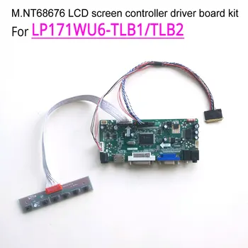 

For LP171WU6-TLB1/TLB2 17.1" VGA HDMI DVI LVDS 40Pin WLED M.NT68676 display controller drive card 1920*1200 LED notebook PC kit