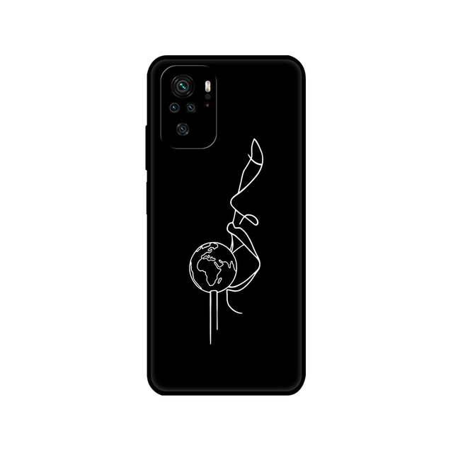 Xiaomi Redmi Note 10 Case 4G 5G Back cover For Redmi Note 10 Pro Phone Cover on Redmi Note 10S bumper silicon black tpu case