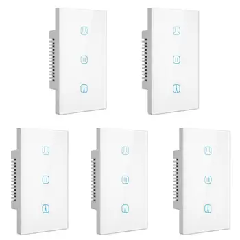 

US Standard Tuya Smart Life WiFi Curtain Switch Smart Home For Roller Shutter Blind Motor Google Home Amazon Alexa Smart Home