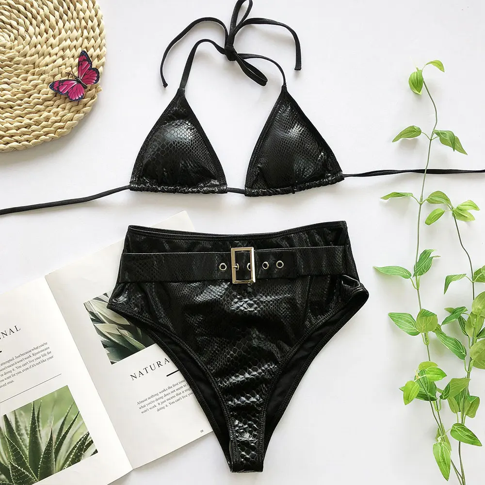 

Plaid Bikini Push Up Bathing Suits Swimwear Women 2020 Strappy Swimsuit Bottom Two Piece Biquini Low Waist Traje De Bano Mujer