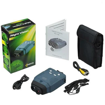 

Night Vision Monocular, Zoom 6X Blue-Infrared Illuminator Allows Viewing in the Dark-Records Ies and Video Hunting Telescope