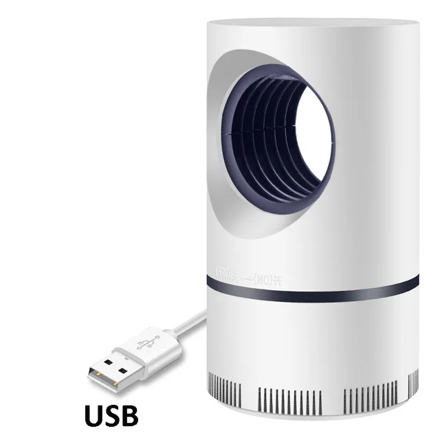 Anti Szúnyog Lámpa Hajtású Légy Diszpeller Szívóventilátor Szúnyoggyilkos Usb Optikailag Vezérelt Rovarlámpa - Image 2