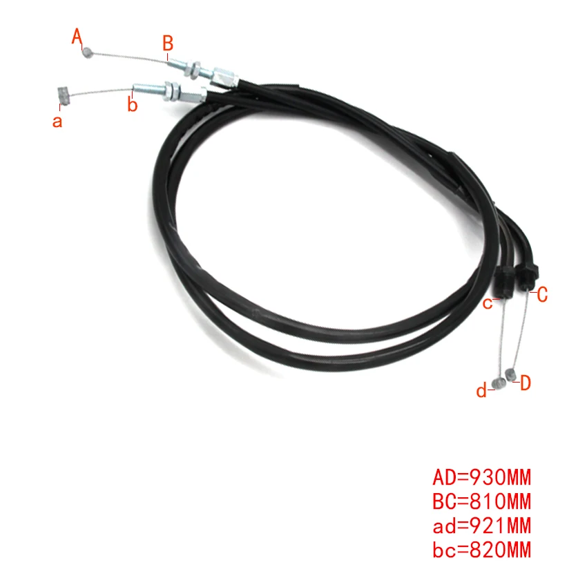 

Engine Throttle Line Motorcycle Throttle Cable Scooter Accelerator Cables For Honda VTR250 MC33 1998-2007