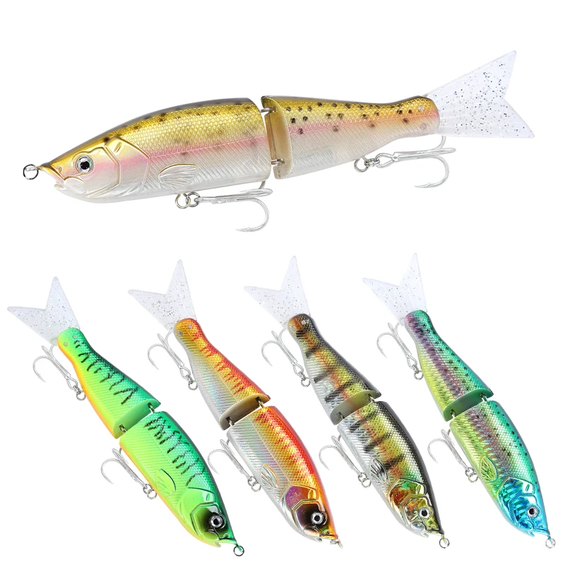 

165mm 55g Fishing lure pike hard bait sinking swimbait 3D fish eyes 5 colors 2 hooks isca artificial pesca peche