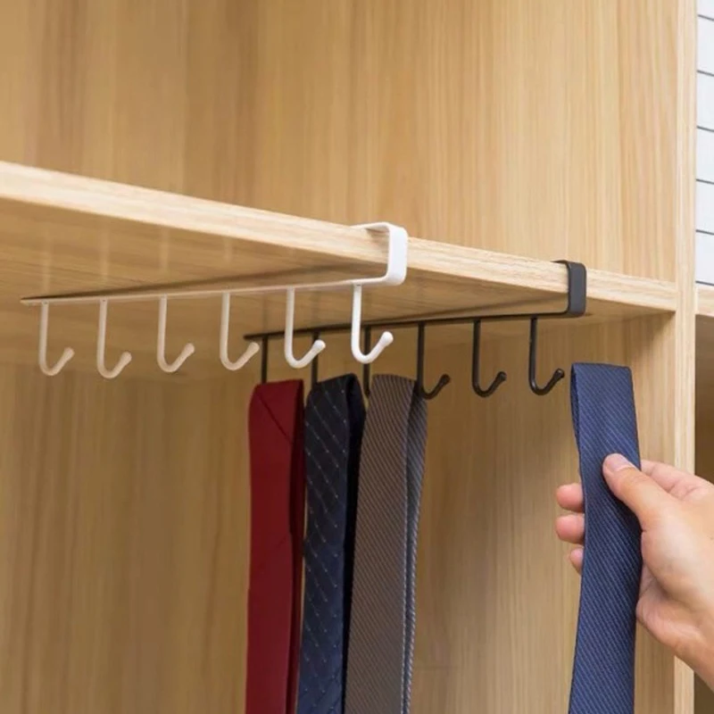 

Non-perforated kitchen spatula soup spoon rack wardrobe storage hook cabinet hanging wall hanging cup rack