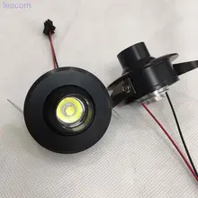 5 шт./лот Ac230v черный светильник Светодиодный точечный мини-светильник шкаф лампа 3 Вт Высокая мощность Led белый теплый белый Внутреннее освещение