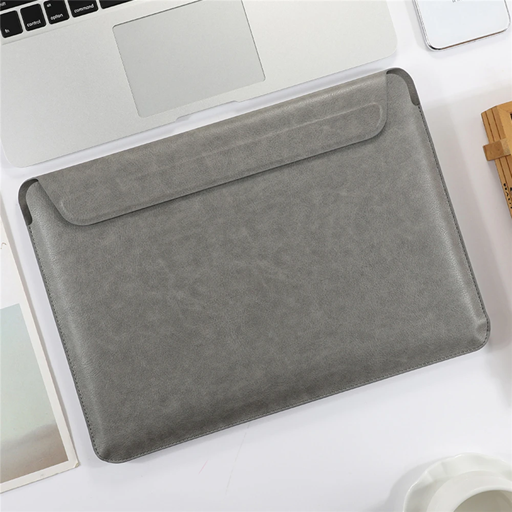 Водонепроницаемый магнитный чехол для ноутбука с пряжкой для Apple Macbook Pro Air, противоударный чехол для ноутбука - Цвет: Grey