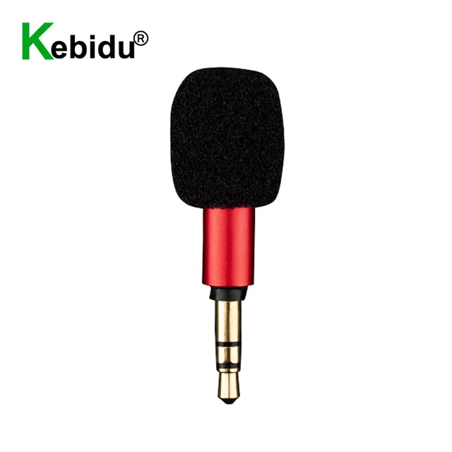 Kebidu-Mini Microphone Omnidirectionnel Portable, Petit Micro, Enregistreur  de Carte Son, Téléphone Portable, Smartphone, Téléphone Android, Jack 3.5mm  - AliExpress