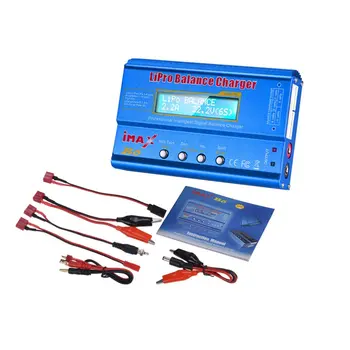 

B6AC 80W 6A Lipo NiMh Li-ion Ni-Cd AC/DC RC Balance Charger 10W Discharger for RC Car Helicopter Drone Airplane Battery