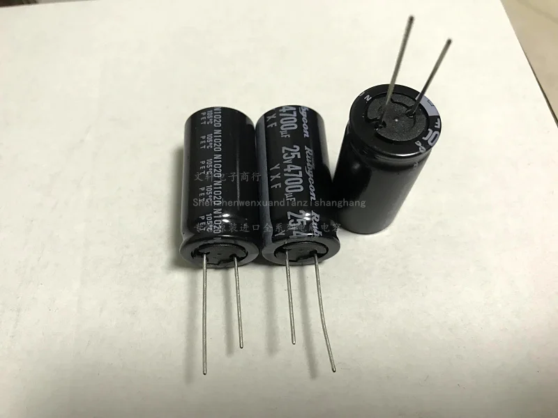 

5pcs 4700uF 25V Rubycon YXF Series 18x35.5mm Low Impedance Long Life 25V4700uF Electrolytic capacitor