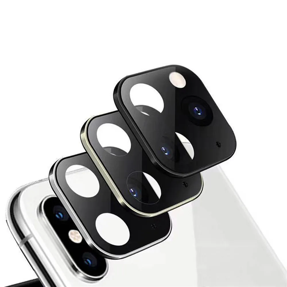 Для IPhone X XS MAX объектив камеры защитное кольцо Крышка секундная Замена для IPhone11 Pro крышка объектива камеры части моделирования