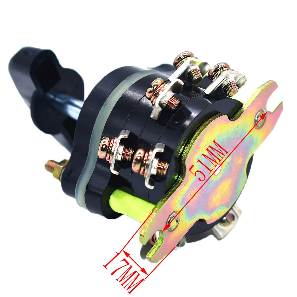Electric Bike Reversing Switch Scooter Metal Reverse Gear Switch E-Bike 9 Foot Tricycle Metal Reversing Reverse Gear Switch - Image 3