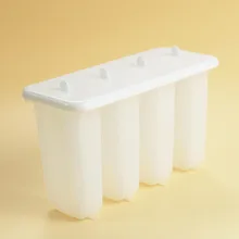 1 Набор, 4 ячейки, форма для мороженого, Пластиковая форма для мороженого, поднос для мороженого, Прямая поставка, форма для мороженого, сковорода, форма для приготовления мороженого, T3O7