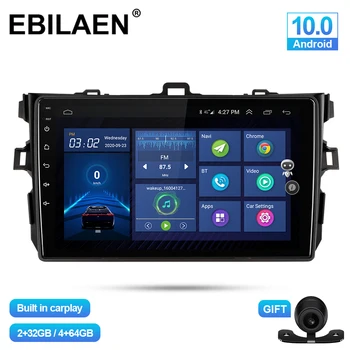 

EBILAEN Car Multimedia Player For Toyota Corolla E140 E150 2006-2013 Android 10.0 Autoradio GPS Navigation DSP IPS Head Unit